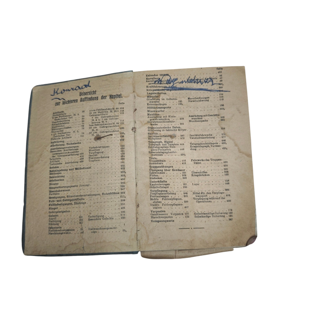 Taktischen Handbuchs von Hugo Schmid 18. Auflage von 1918 1WK WW1 KuK