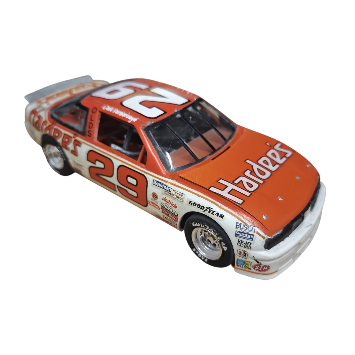 Modellauto NASCAR-Wagens  Cale Yarborough Startnummer 29  Hardee's-Lackierung