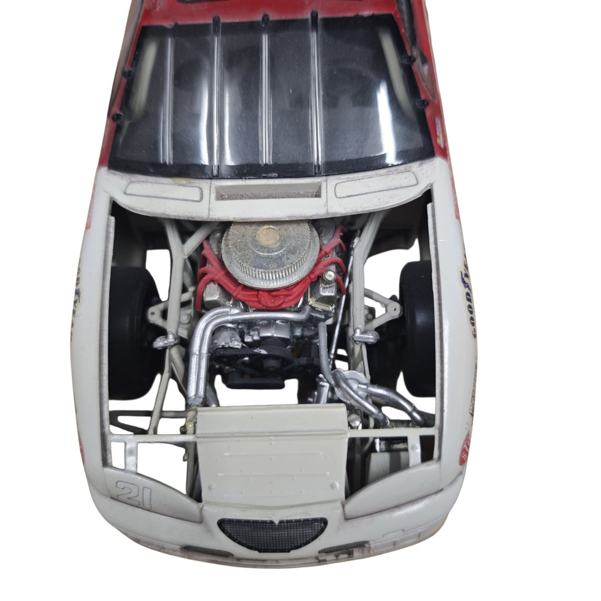 Modellauto Ford Thunderbird NASCAR  Wood Brothers Racing  Startnummer 21  Citgo-Sponsoringlackierung Michael Waltrip