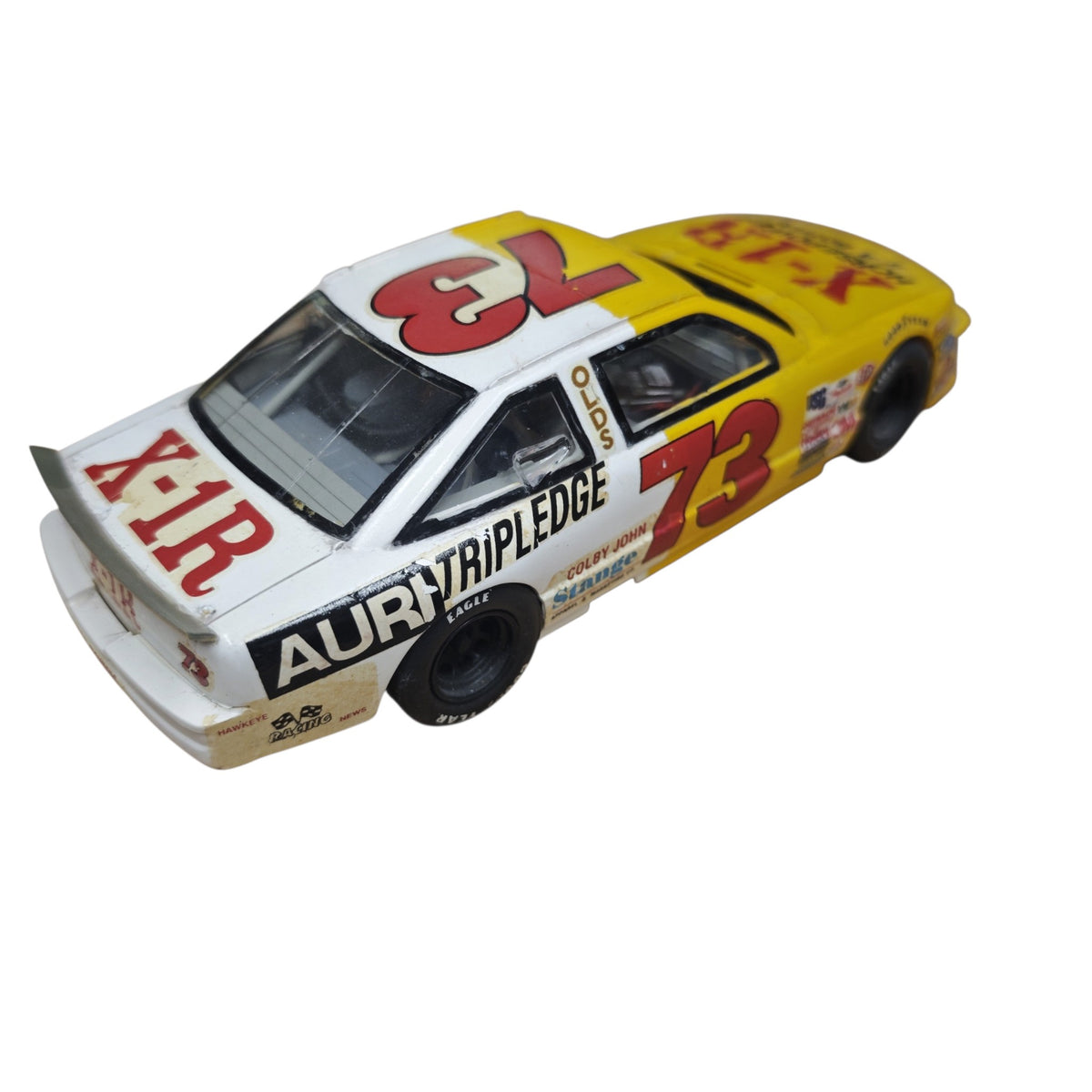 NASCAR-Rennwagen Modellauto Oldsmobile Cutlass Startnummer 73 Phil Barkdoll