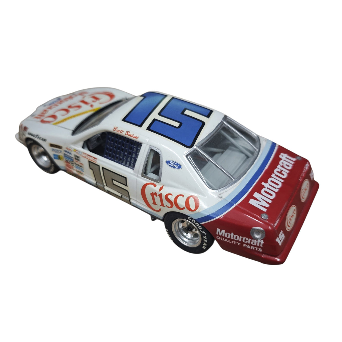 Modellauto NASCAR-Rennwagens Ford Thunderbird  Startnummer 15 Crisco Brett Bodine