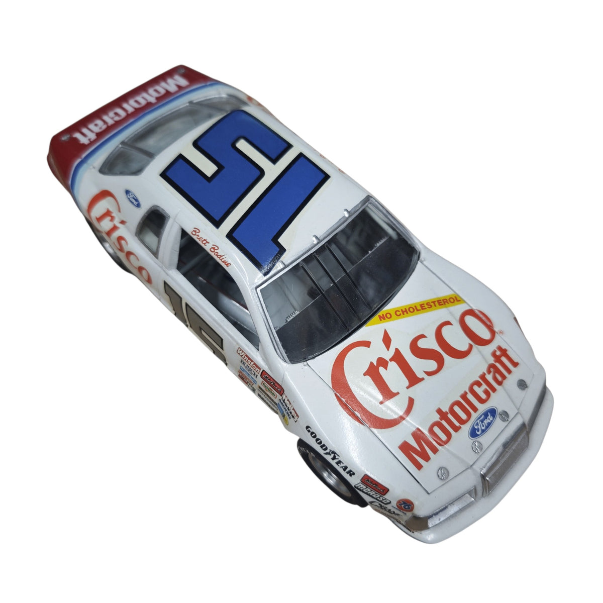Modellauto NASCAR-Rennwagens Ford Thunderbird  Startnummer 15 Crisco Brett Bodine