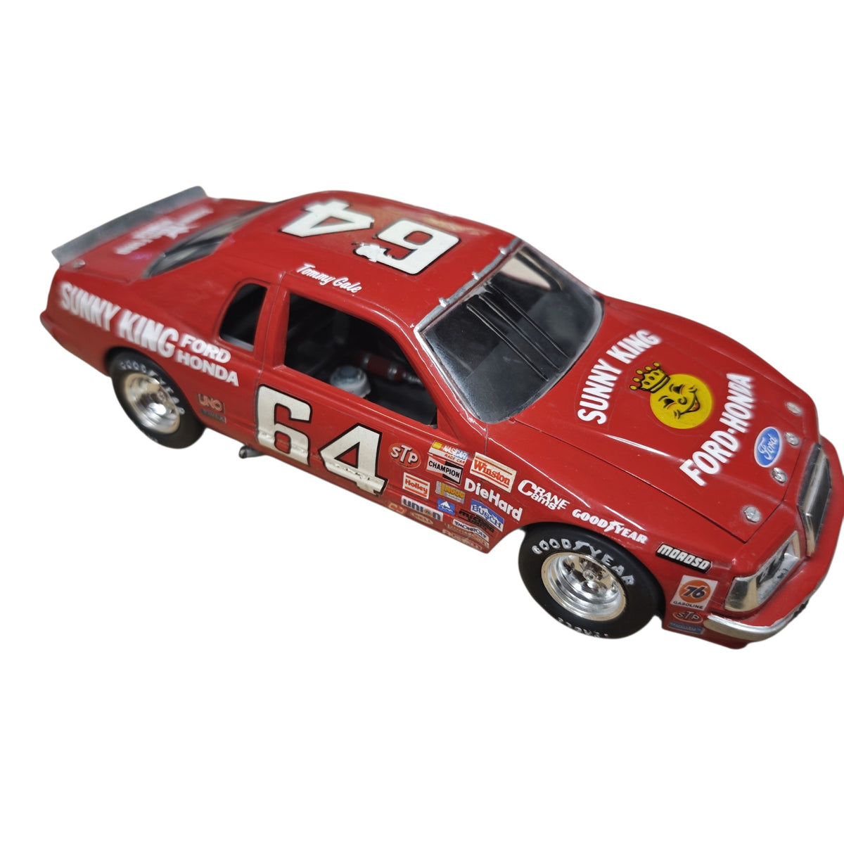 Modellauto NASCAR-Rennwagens Ford Thunderbird Startnummer 64 Sunny King Ford-Honda