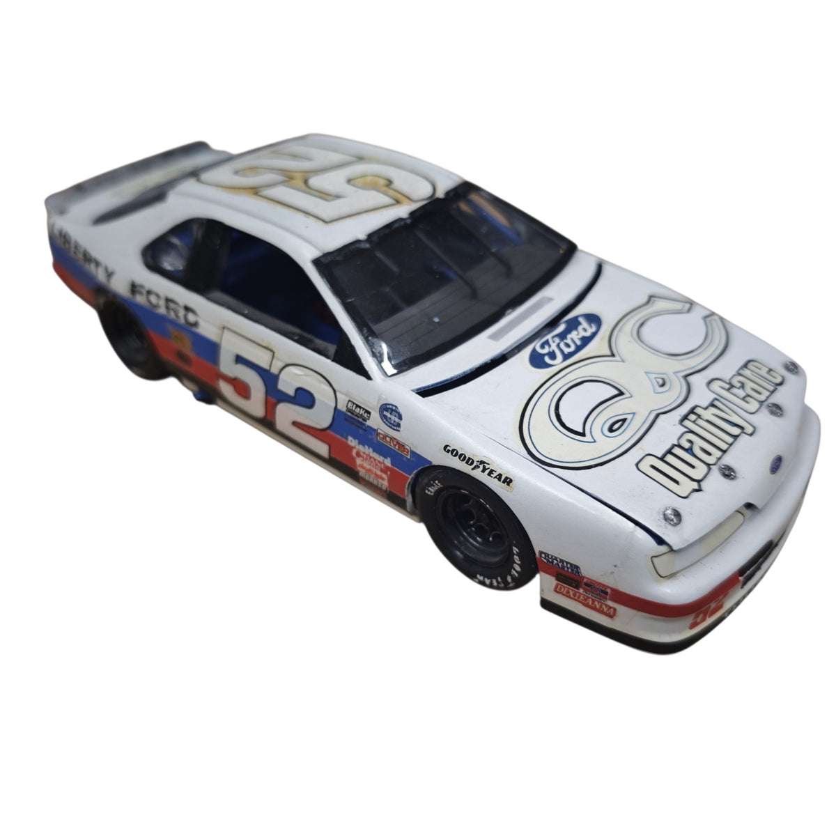 Modellauto NESCAR Ford Thunderbird Butch Miller Startnummer 52 Quality Care