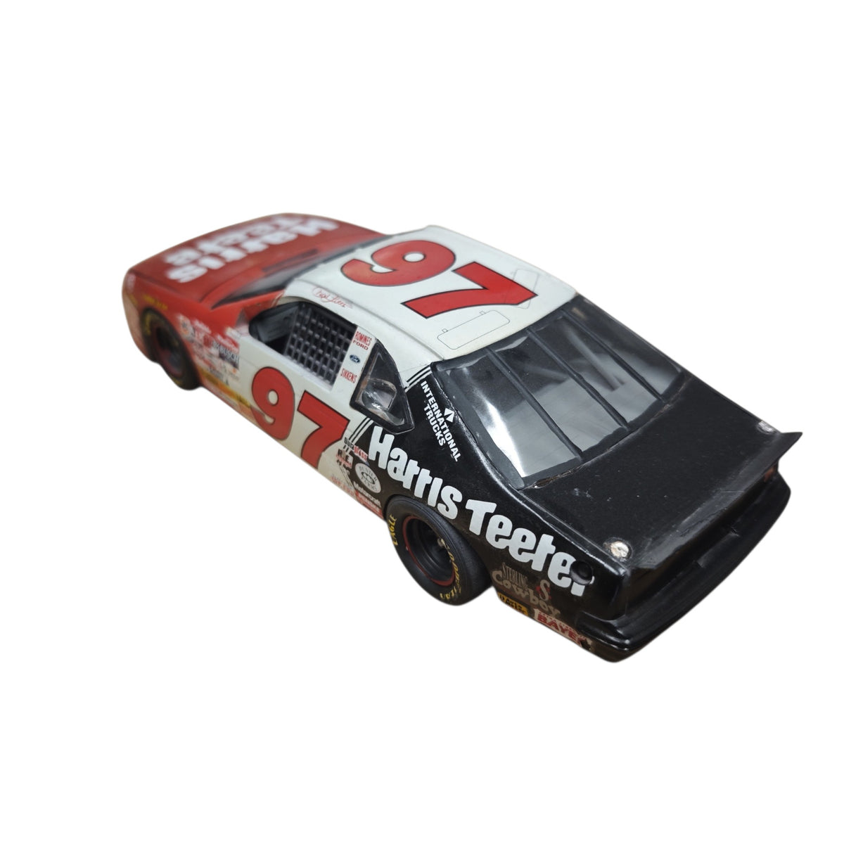 Modellauto NESCAR Ford Thunderbird NASCAR-Startnummer 97 Harris Teeter Chad Little