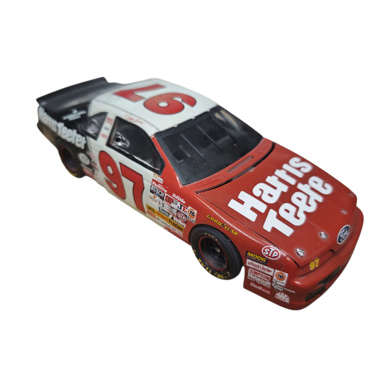 Modellauto NESCAR Ford Thunderbird NASCAR-Startnummer 97 Harris Teeter Chad Little