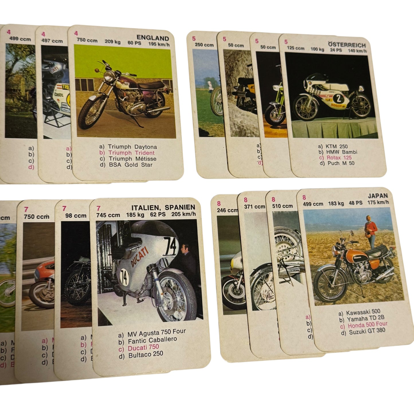 Quartett Easy Rider Piatnik Wien Nr. 4222