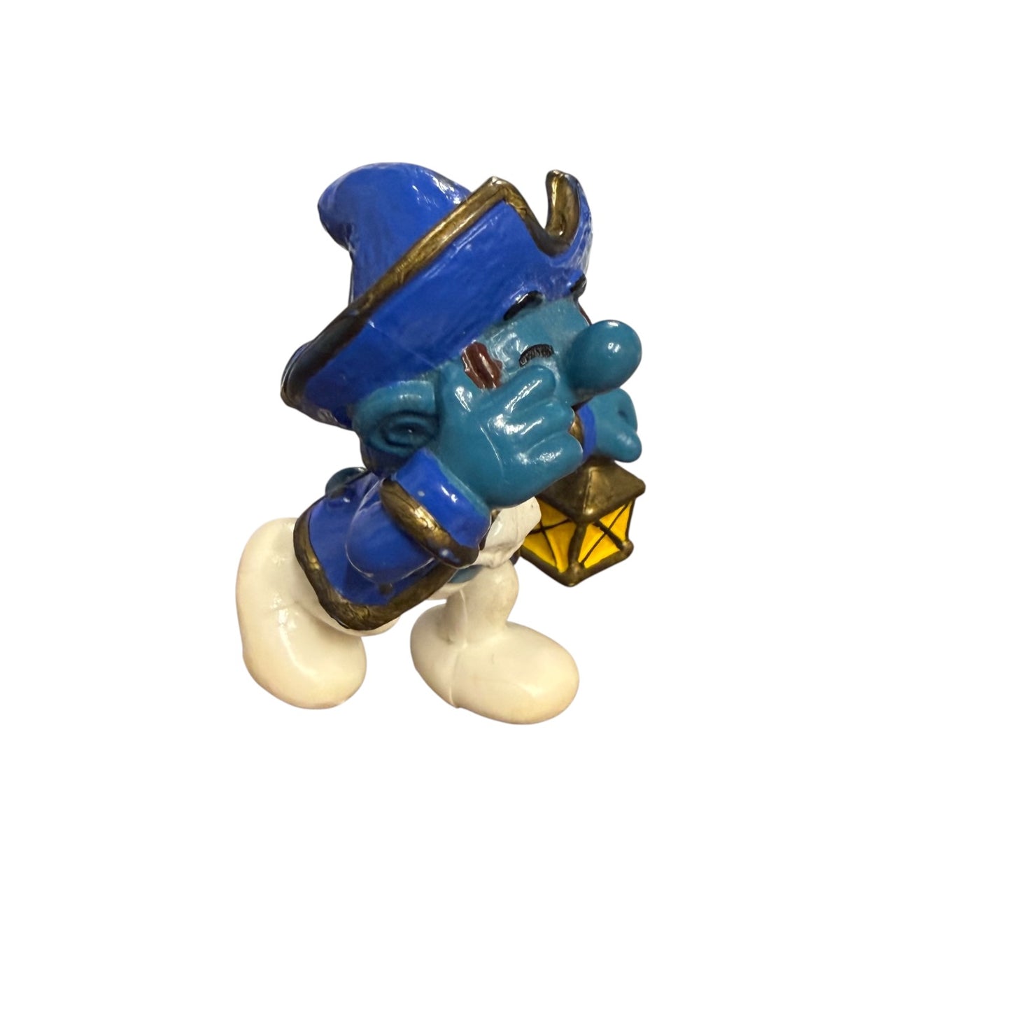 Schlümpfe Piratenschlumpf mit Laterne Schleich 1984