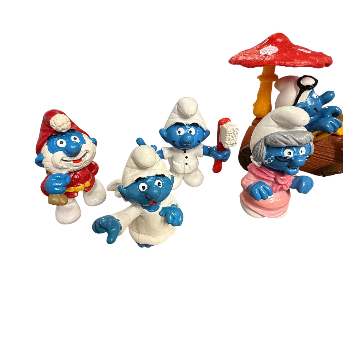 Schlümpfe 7 Stück ca um 1985 Schleich