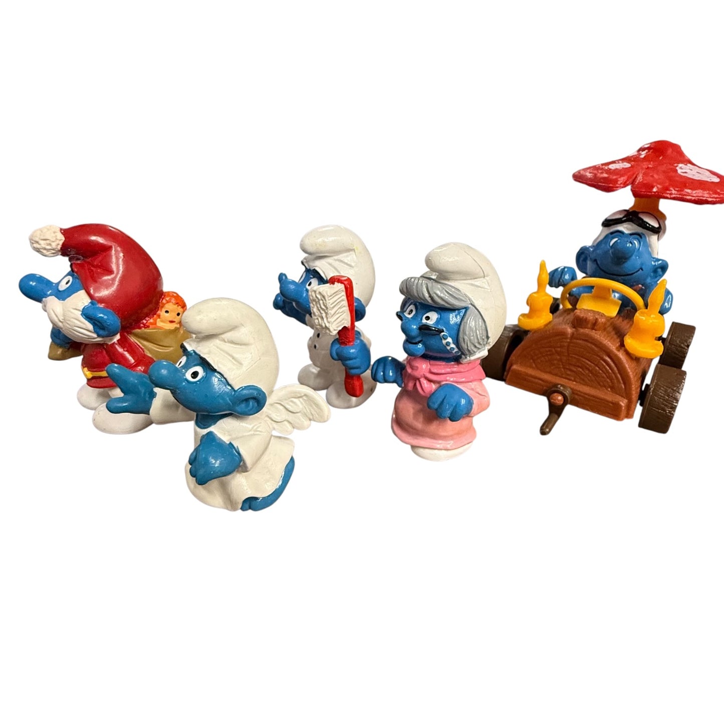 Schlümpfe 7 Stück ca um 1985 Schleich