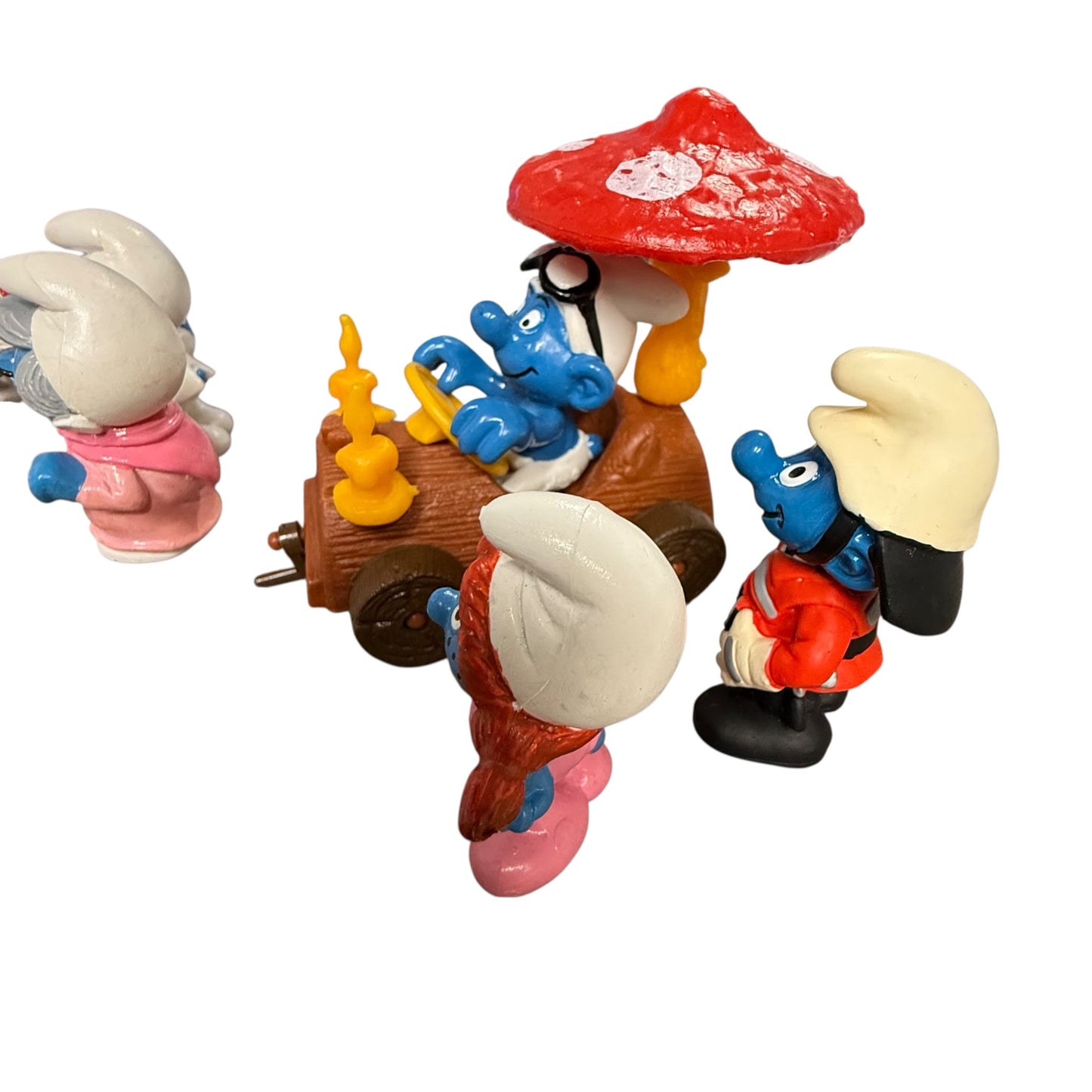 Schlümpfe 7 Stück ca um 1985 Schleich