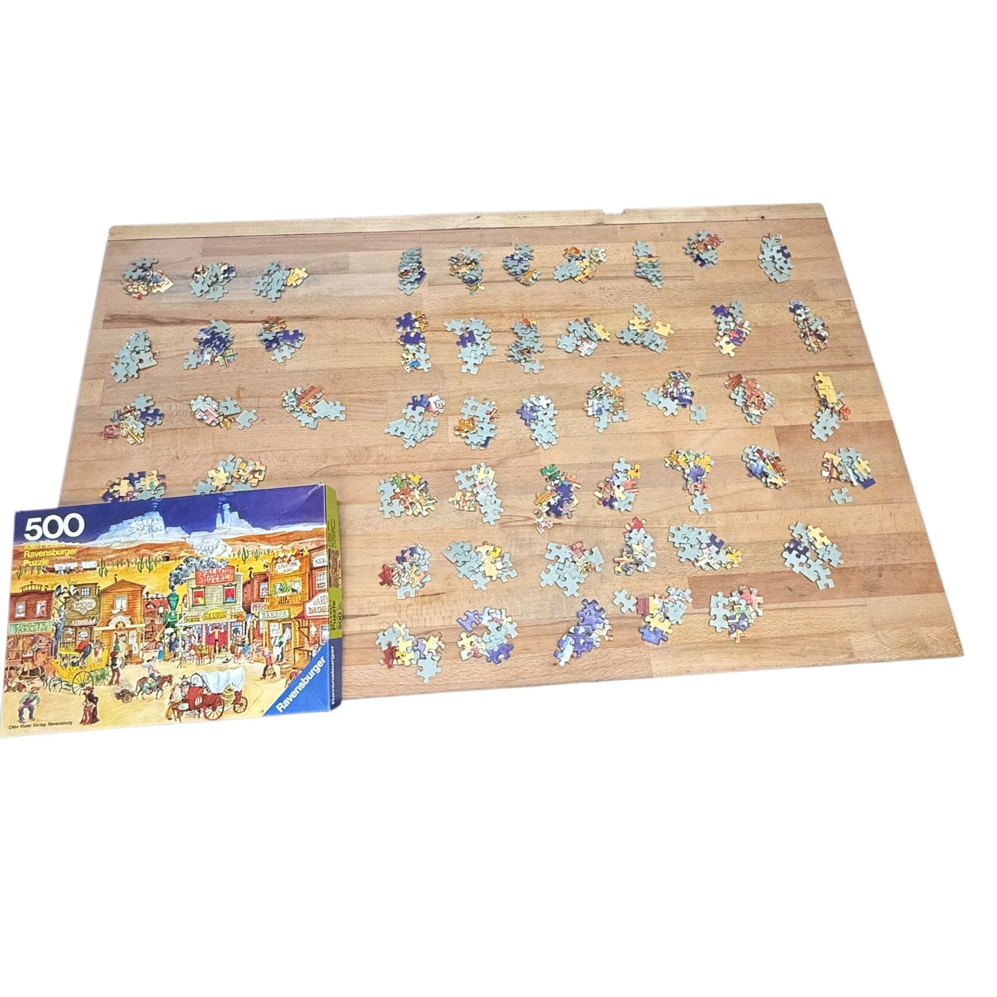 Puzzle Otto Maier Verlag Ravensburger 500 Teile 62550473 Cowboys Saloon
