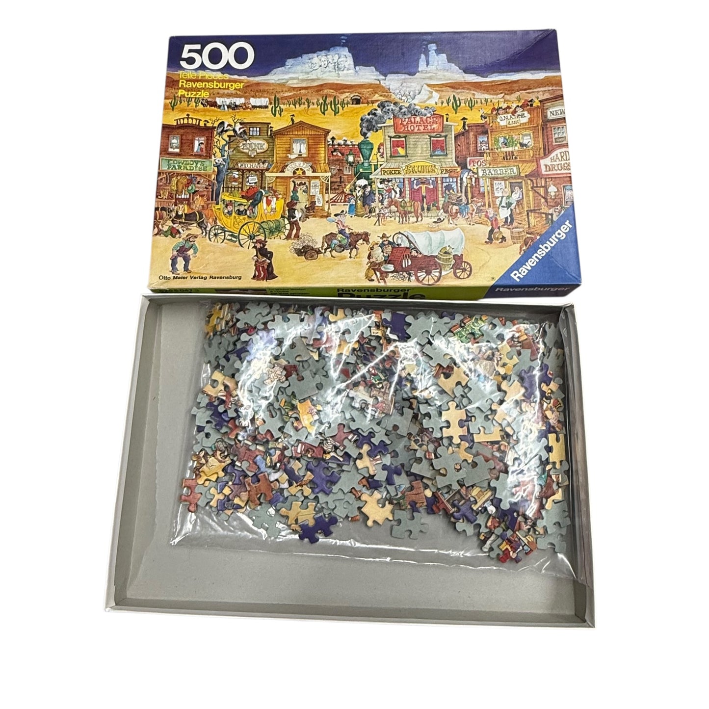 Puzzle Otto Maier Verlag Ravensburger 500 Teile 62550473 Cowboys Saloon