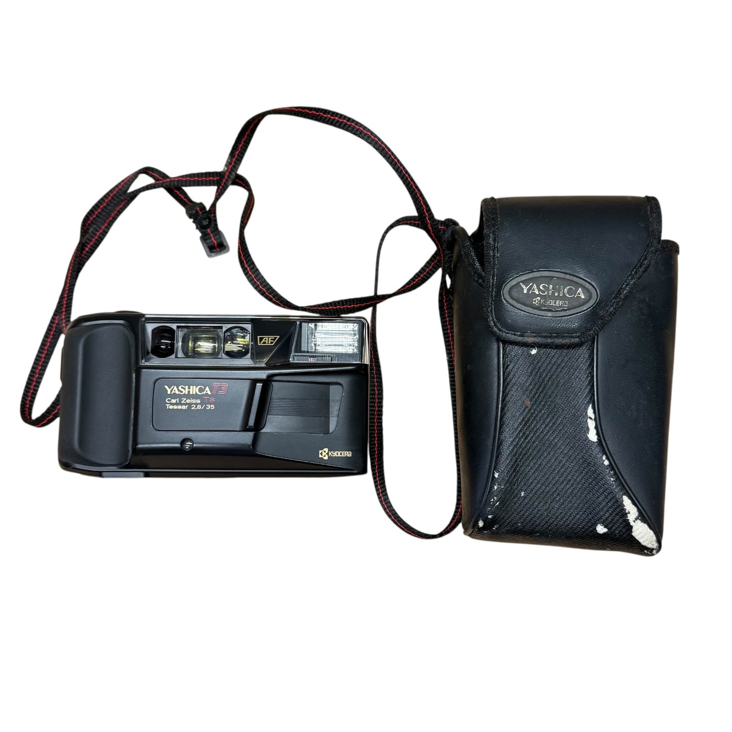 Yashica T3 Fotoaparat Carl Zeiss Tessar 2.8 35 Funktioniert