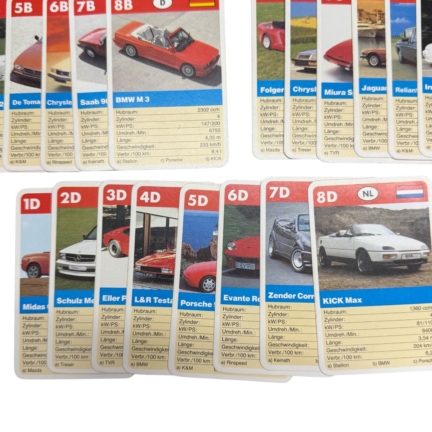 Quartett Cabrio Super Trumpf Schmid Autos