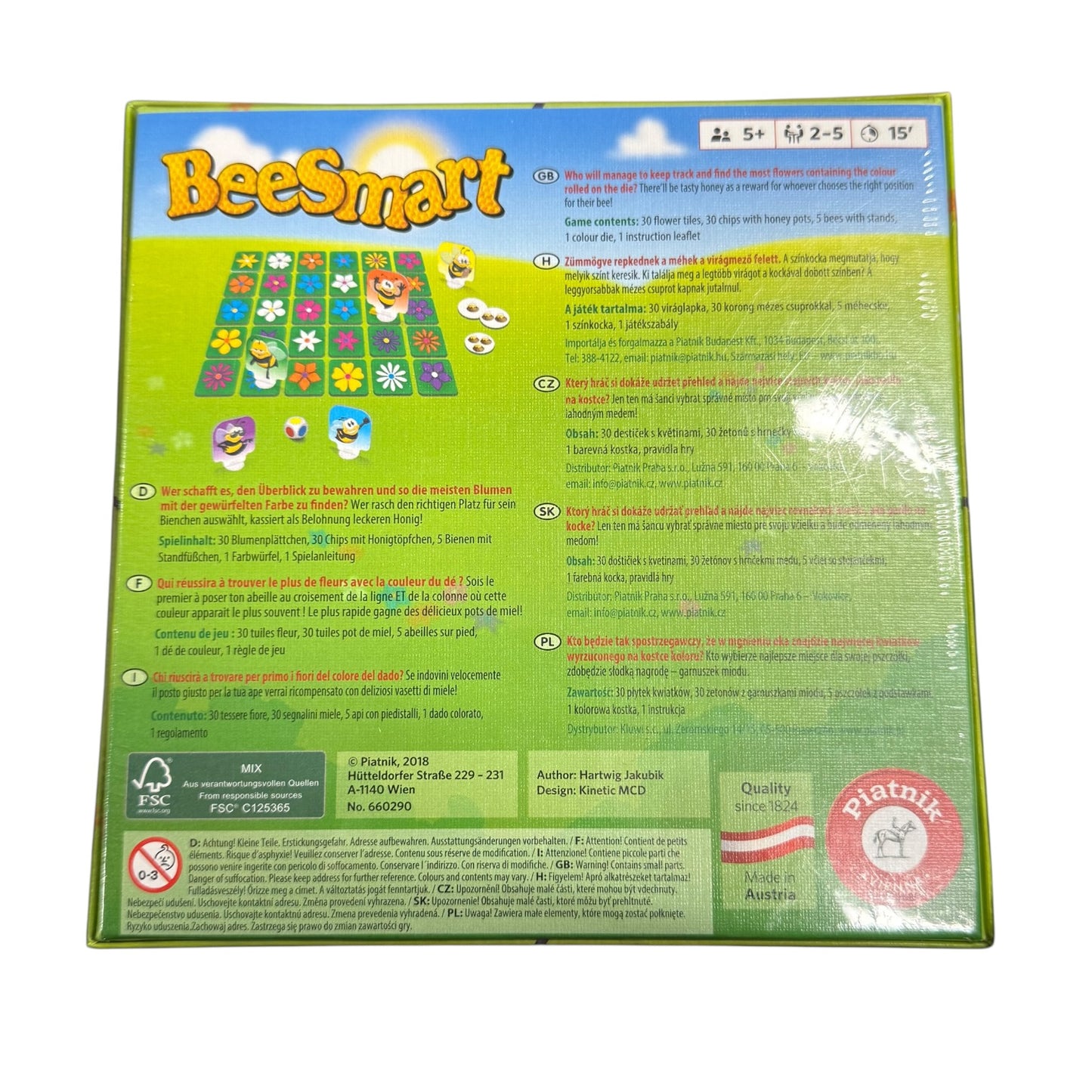 Bee Smart von Hartwig Jakubik Piatnik Austria 2018