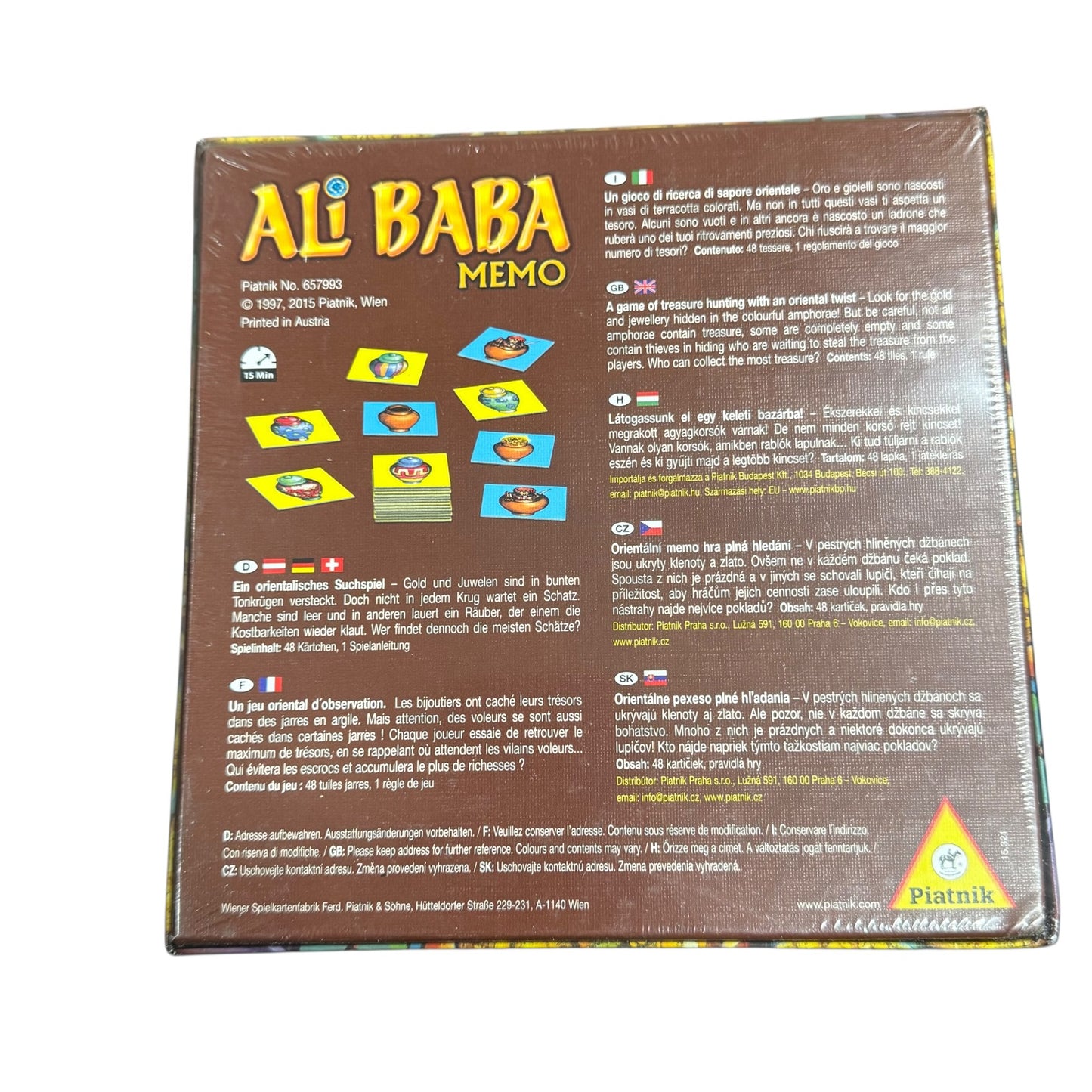 Alibaba Memo von Dominique Ehrhard Piatnik 2015 Austria