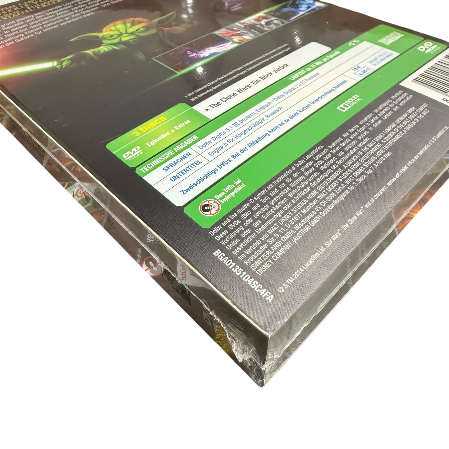 DVD Star Wars The Clone Wars Staffel 3,4,5,6 neuwertig Box