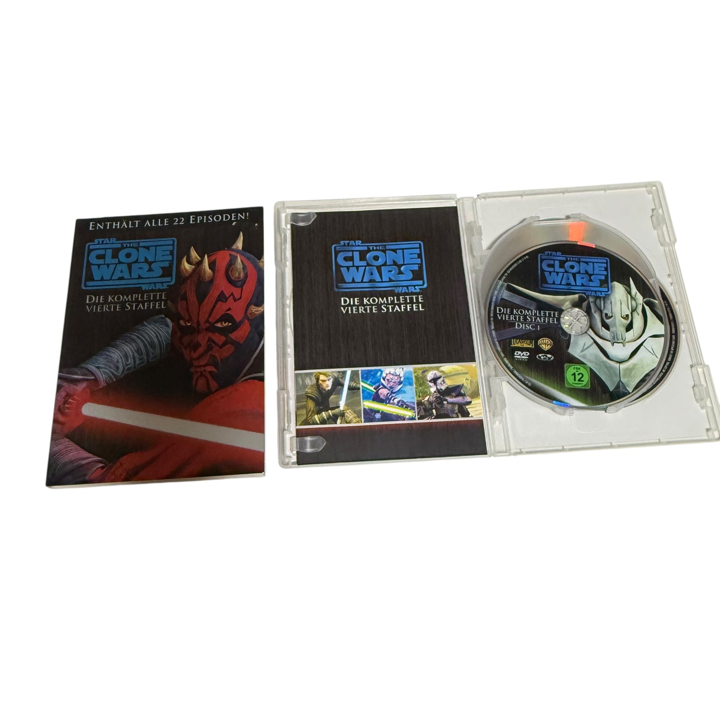 DVD Star Wars The Clone Wars Staffel 3,4,5,6 neuwertig Box