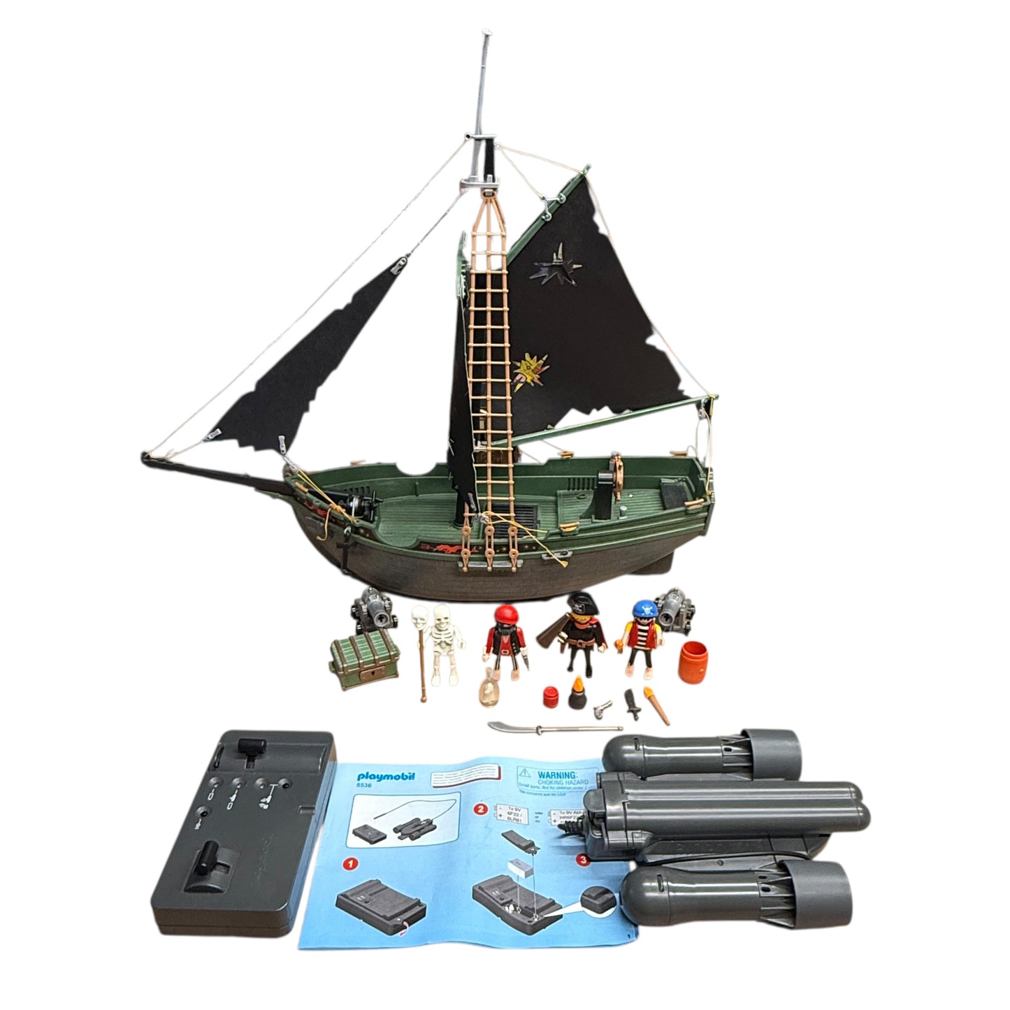 Playmobil 5238 Piratenschiff mit Unterwassermotor ohne OVP