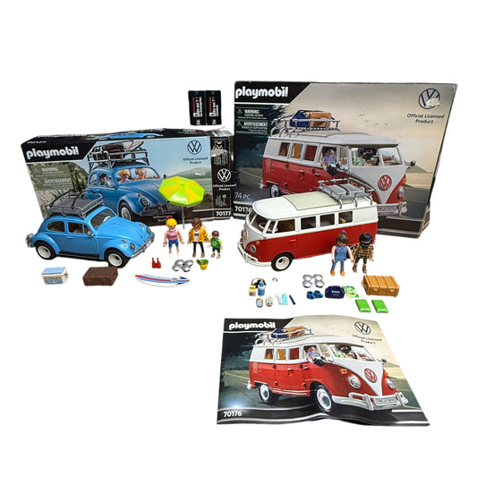 Playmobil 70176 70177 VW Käfer und Bus Camping
