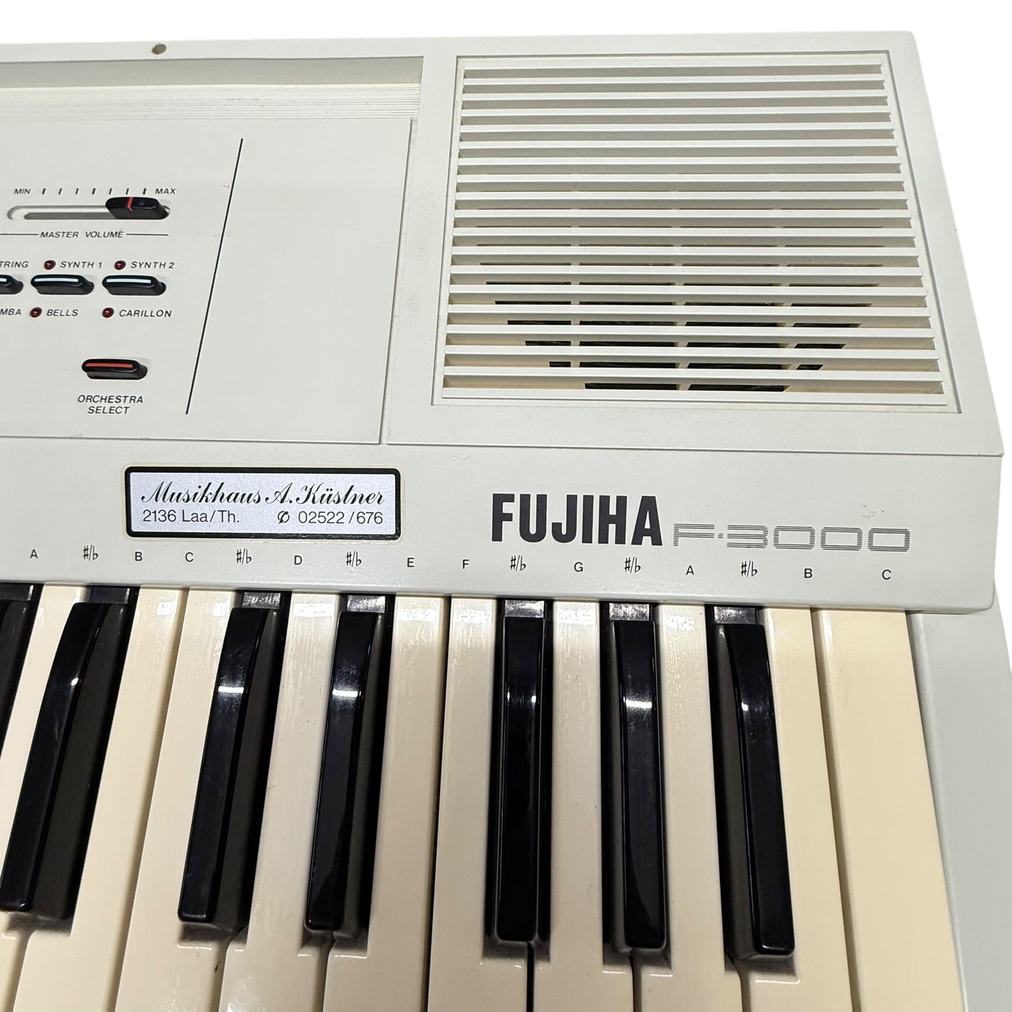Keyboard Fujiha F3000 Weiß ohne Netzkabel