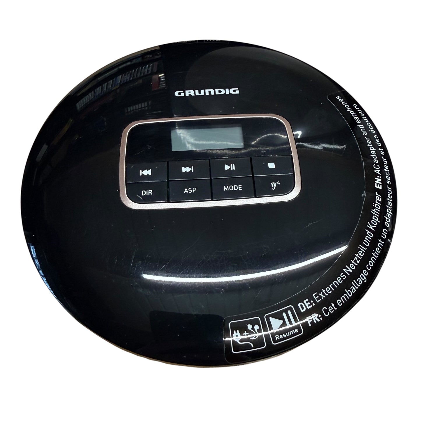 Grundig Portable CD player Schwarz funktioniert mit OVP