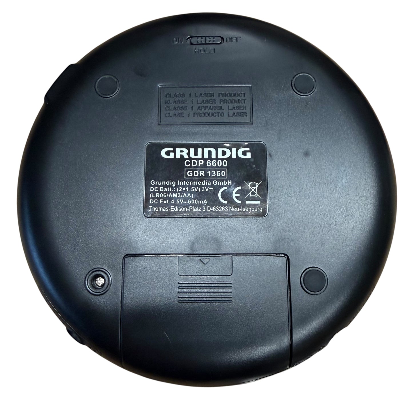 Grundig Portable CD player Schwarz funktioniert mit OVP
