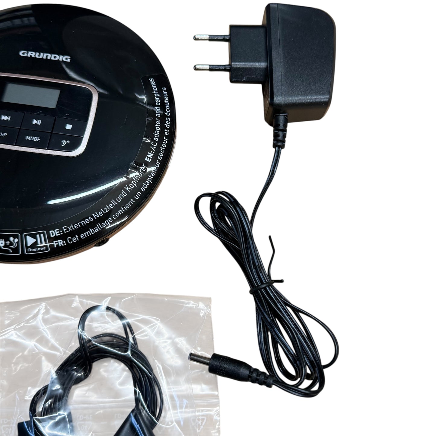 Grundig Portable CD player Schwarz funktioniert mit OVP