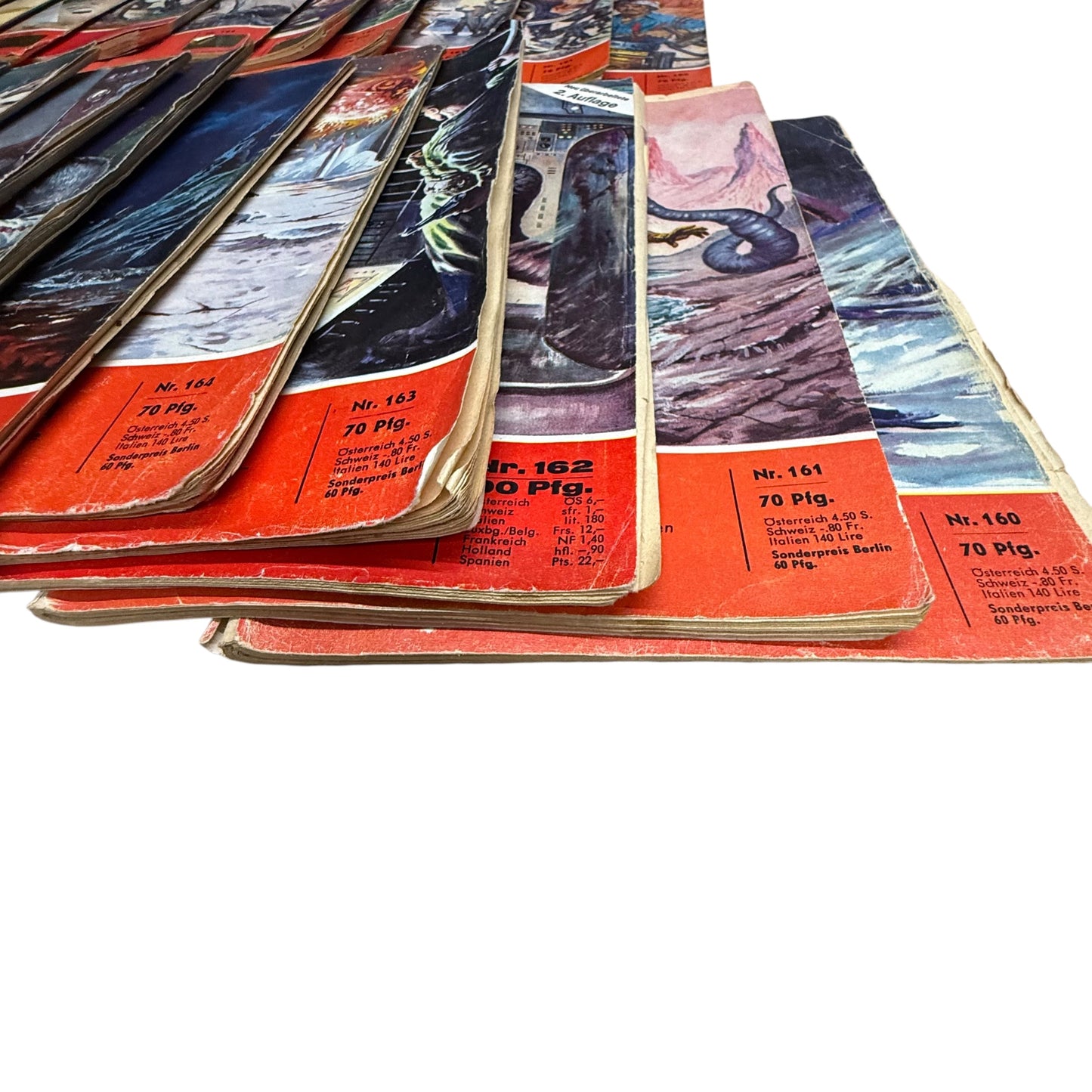 Perry Rhodan Hefte 38Stk Nr 160 - 198 1 Auflagen Roman