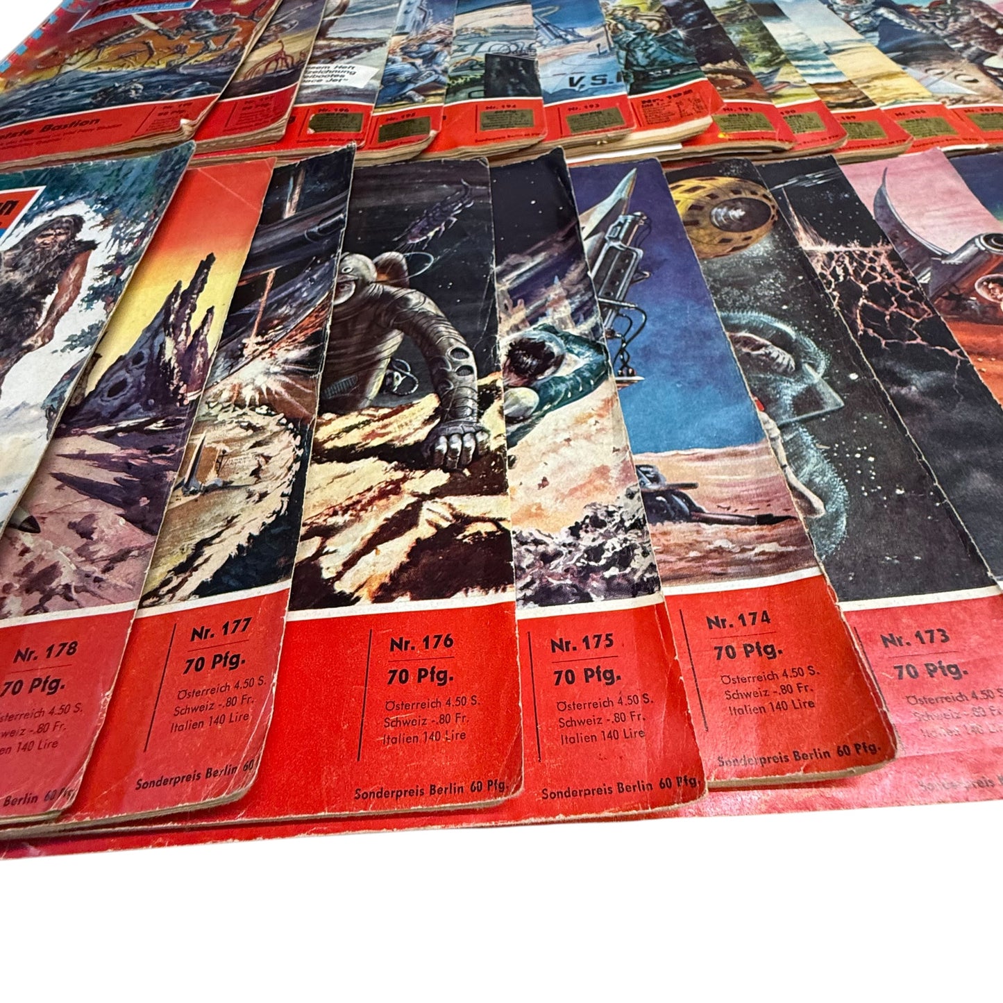 Perry Rhodan Hefte 38Stk Nr 160 - 198 1 Auflagen Roman