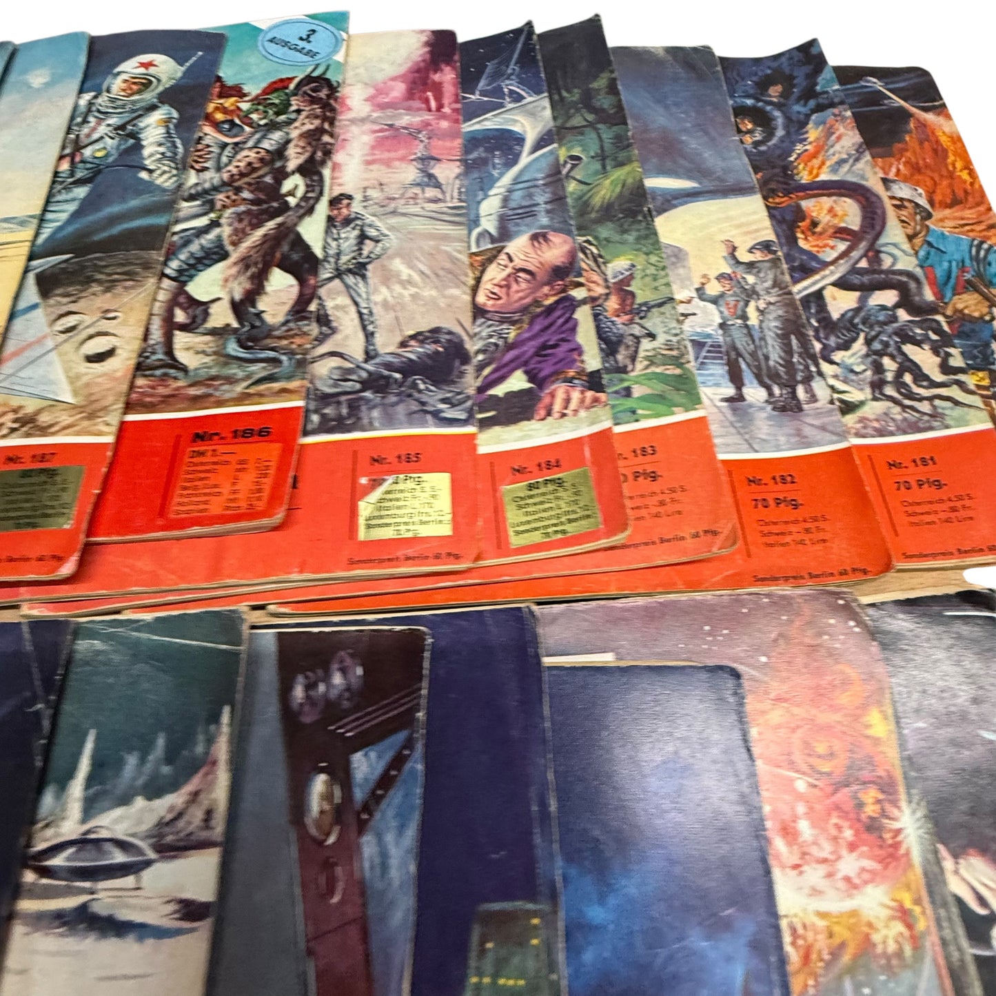 Perry Rhodan Hefte 38Stk Nr 160 - 198 1 Auflagen Roman
