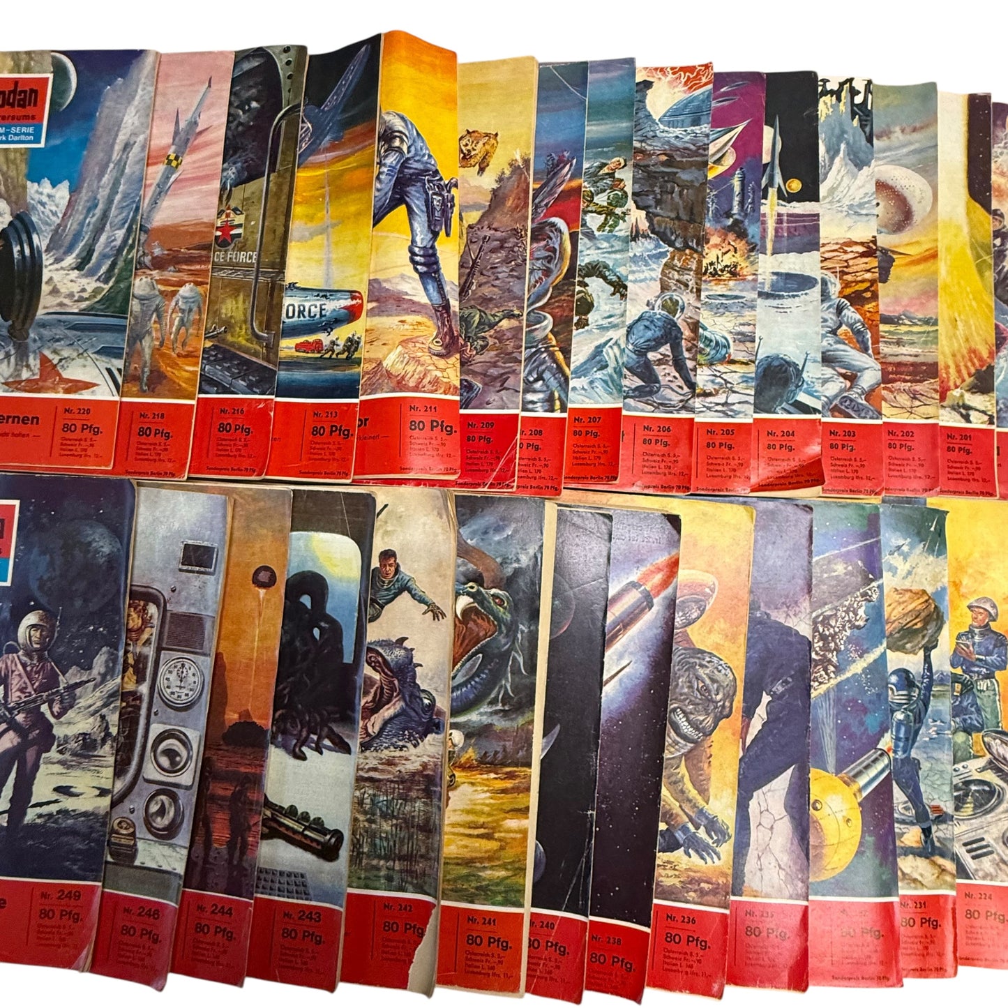 Perry Rhodan der Erbe des Universums Hefte 29 Stk. Zwischen 200-249