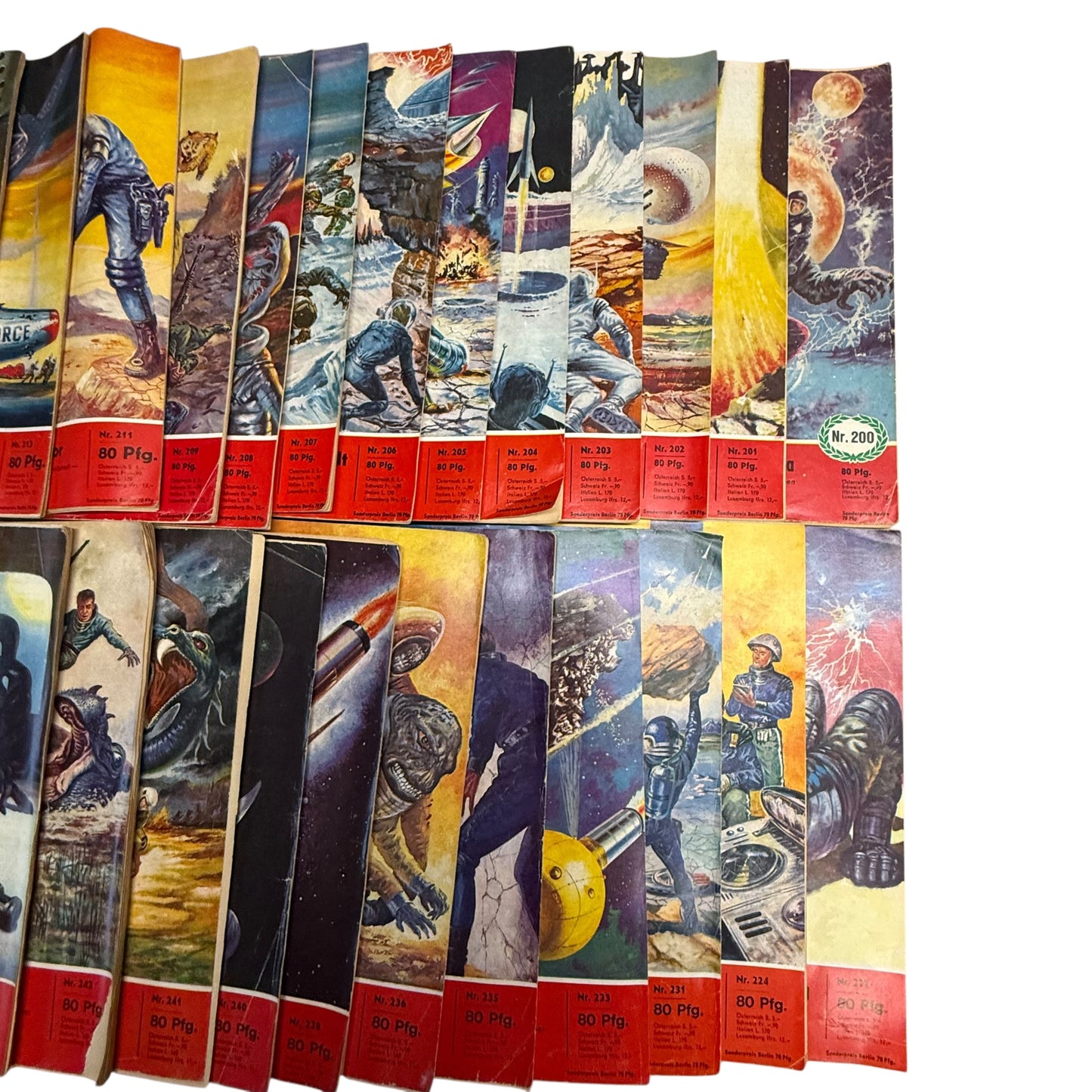 Perry Rhodan der Erbe des Universums Hefte 29 Stk. Zwischen 200-249
