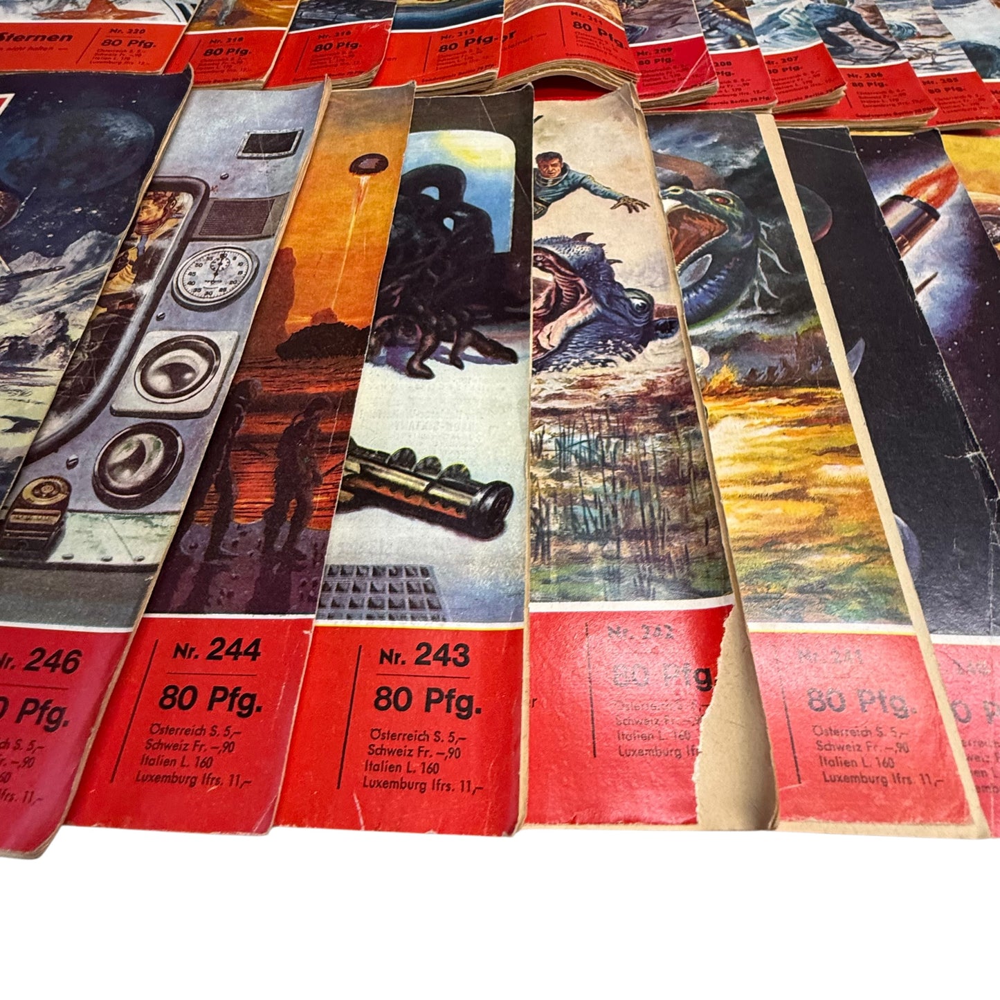Perry Rhodan der Erbe des Universums Hefte 29 Stk. Zwischen 200-249