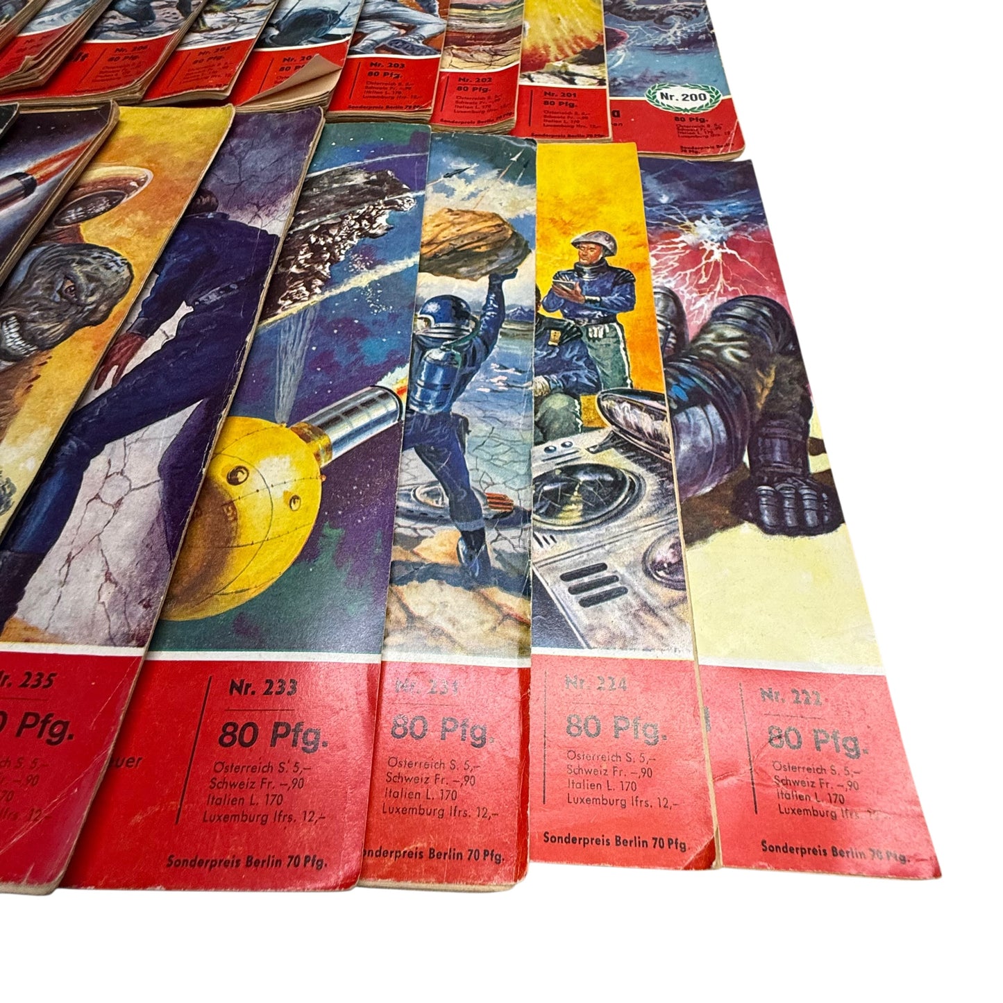 Perry Rhodan der Erbe des Universums Hefte 29 Stk. Zwischen 200-249