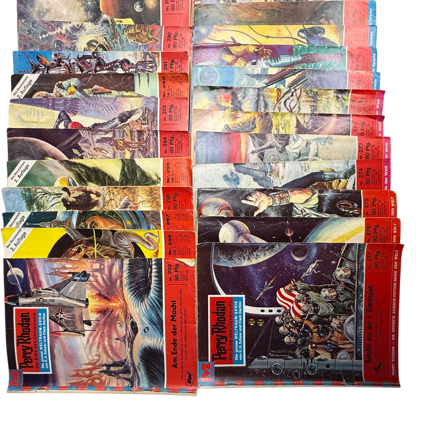 Perry Rhodan der Erbe des Universums 46Stk.zwischen 250-299