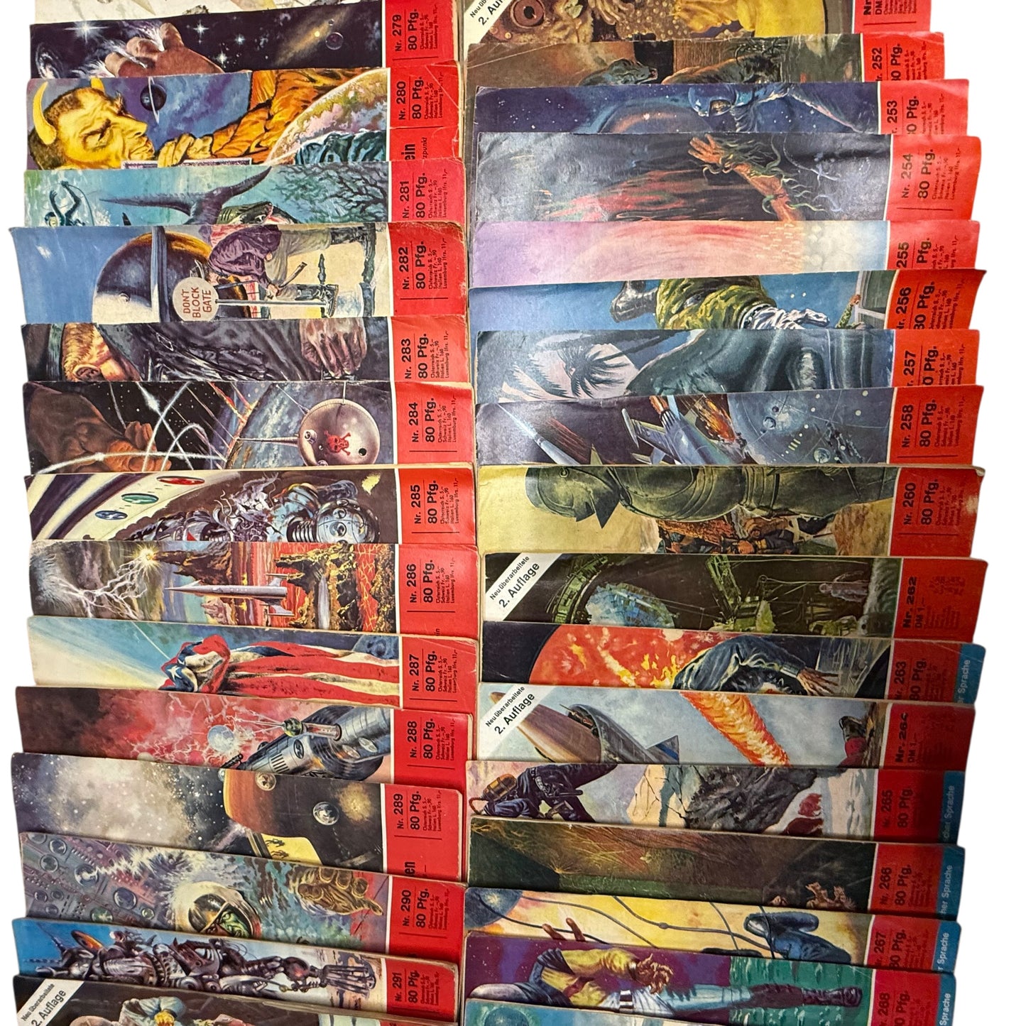 Perry Rhodan der Erbe des Universums 46Stk.zwischen 250-299