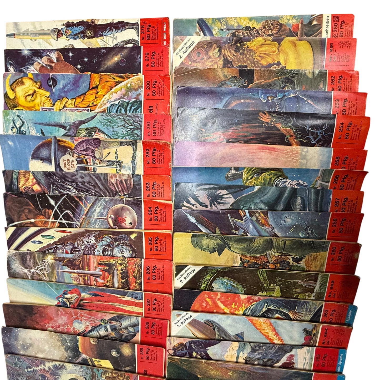 Perry Rhodan der Erbe des Universums 46Stk.zwischen 250-299
