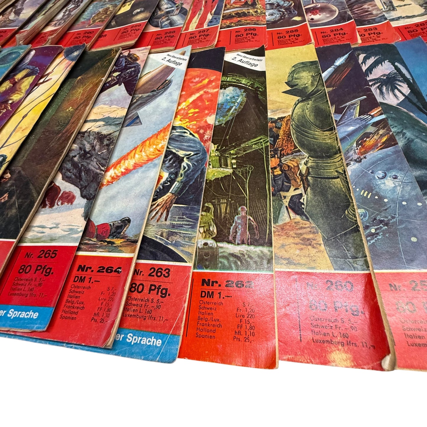 Perry Rhodan der Erbe des Universums 46Stk.zwischen 250-299