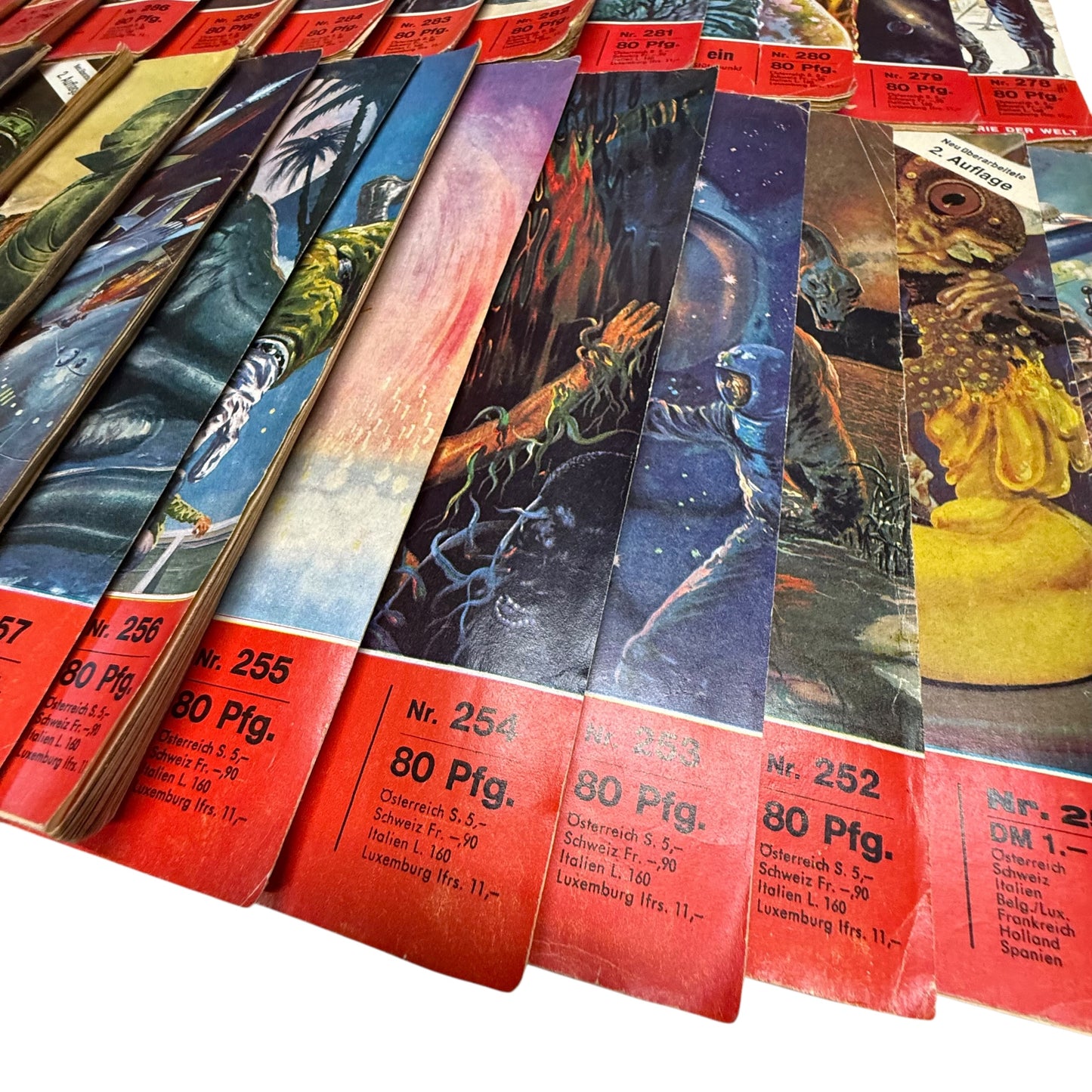 Perry Rhodan der Erbe des Universums 46Stk.zwischen 250-299