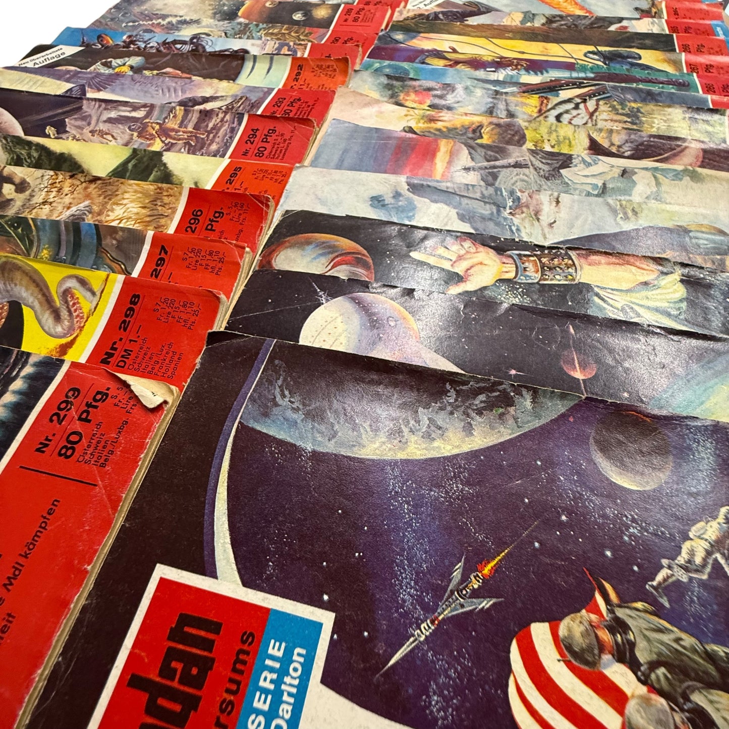 Perry Rhodan der Erbe des Universums 46Stk.zwischen 250-299