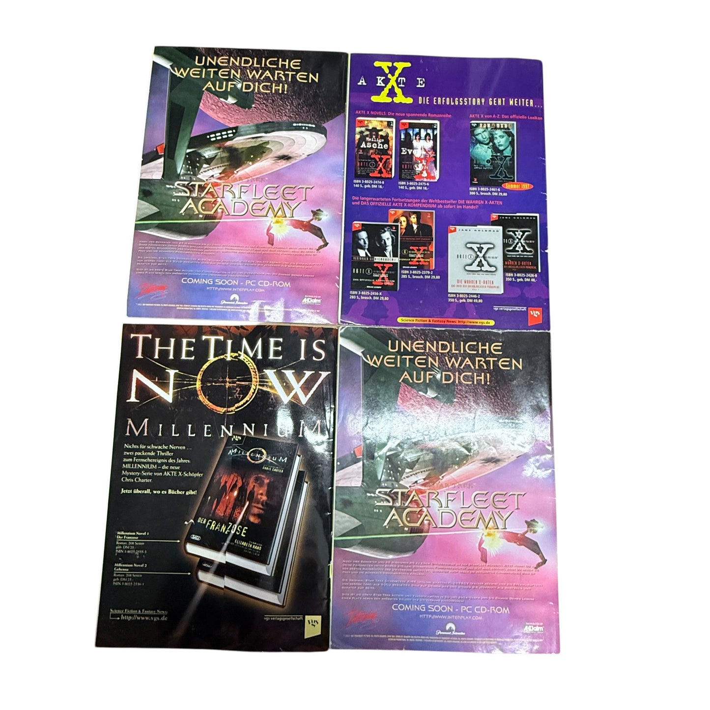 Space View Das SCI-FI Magazin 1997 Ausgabe 3,4,5,6 Zeitschrift  Star Wars Das 5 Element