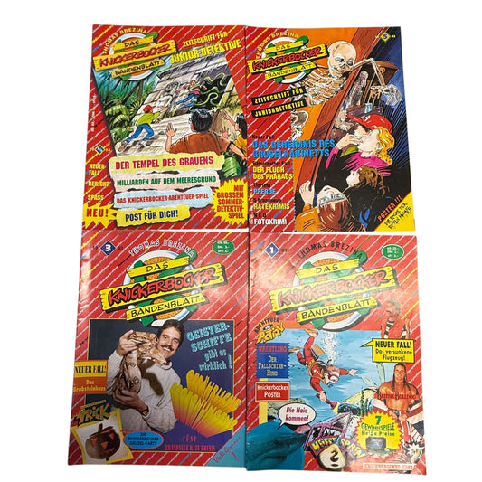 Das Kinkerbocker Bandenblatt 1993 / 1994 4 Stk. Hefte