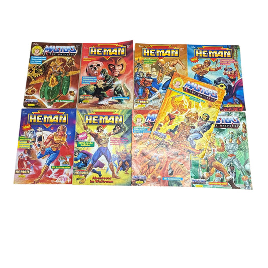 Masters of the Universe Comic Hefte 9Stk He Man Nr 12 9 8 7 6 5 4 3 1 1988 1989