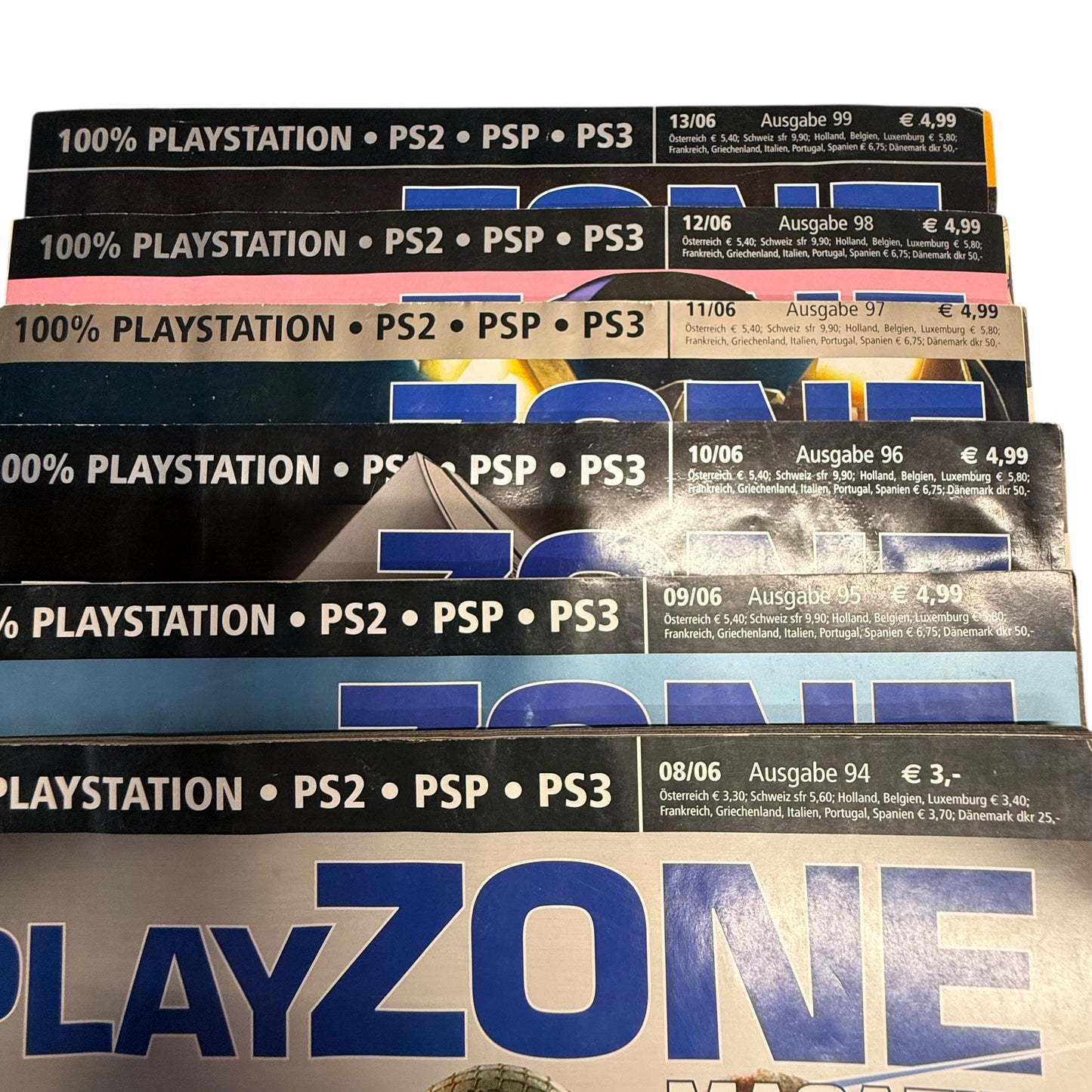 Playzone Playstation Magazin PS1 PS2 PS3 19 Stk. Hefte 2003 2005 2006 2007