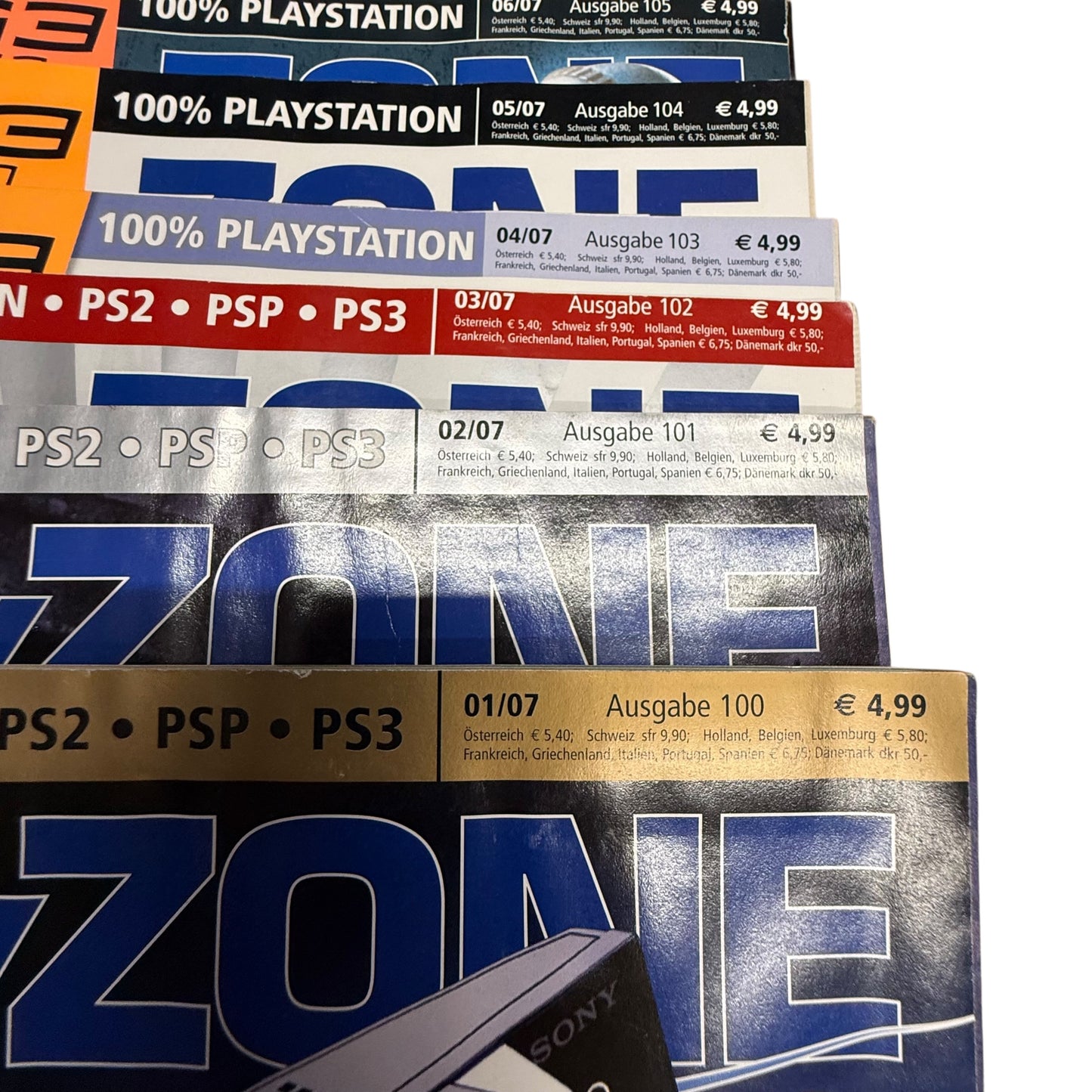 Playzone Playstation Magazin PS1 PS2 PS3 19 Stk. Hefte 2003 2005 2006 2007