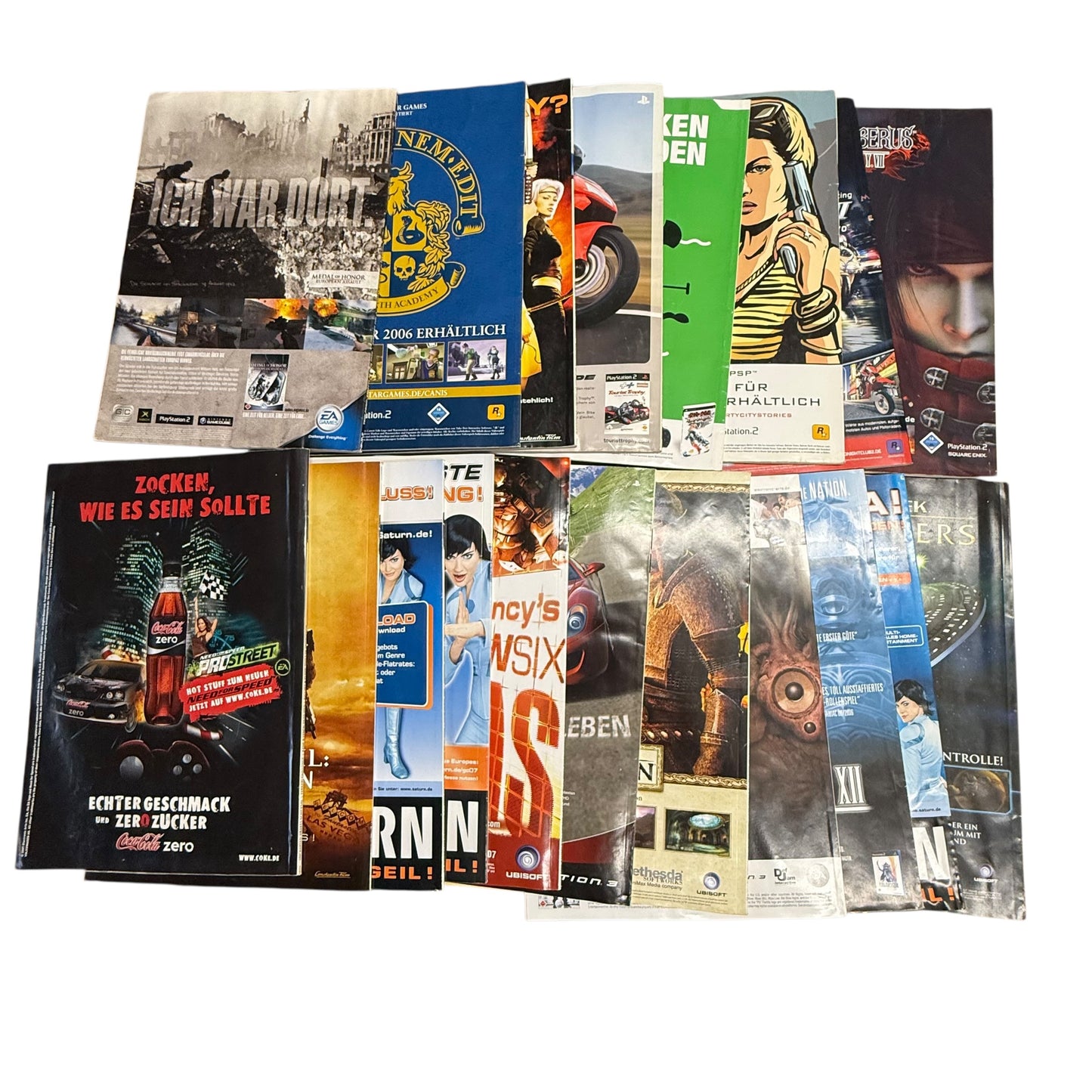 Playzone Playstation Magazin PS1 PS2 PS3 19 Stk. Hefte 2003 2005 2006 2007
