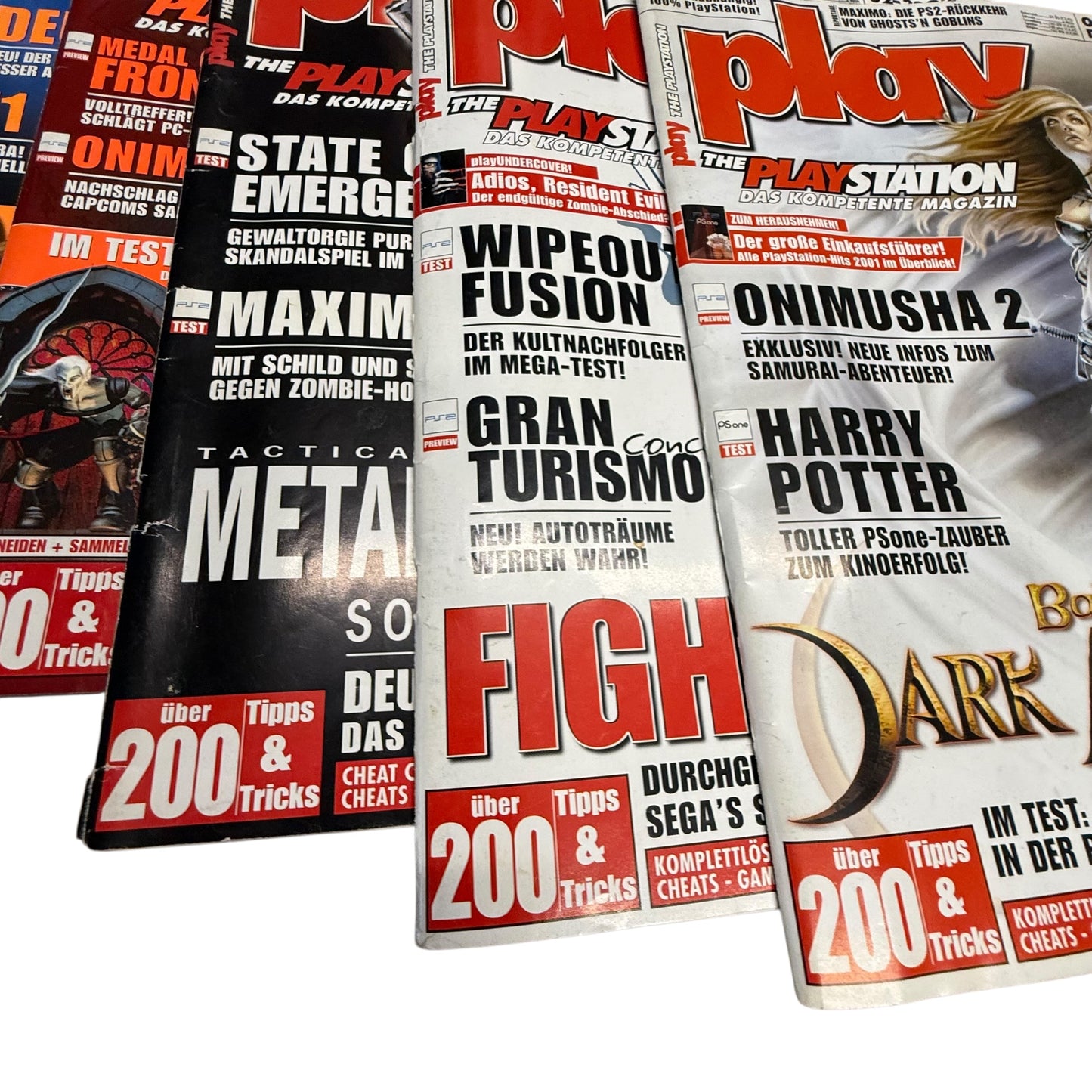 PLAY The Playstation Magazin 12 Stk. Hefte Kompletter Jahrgang 2002