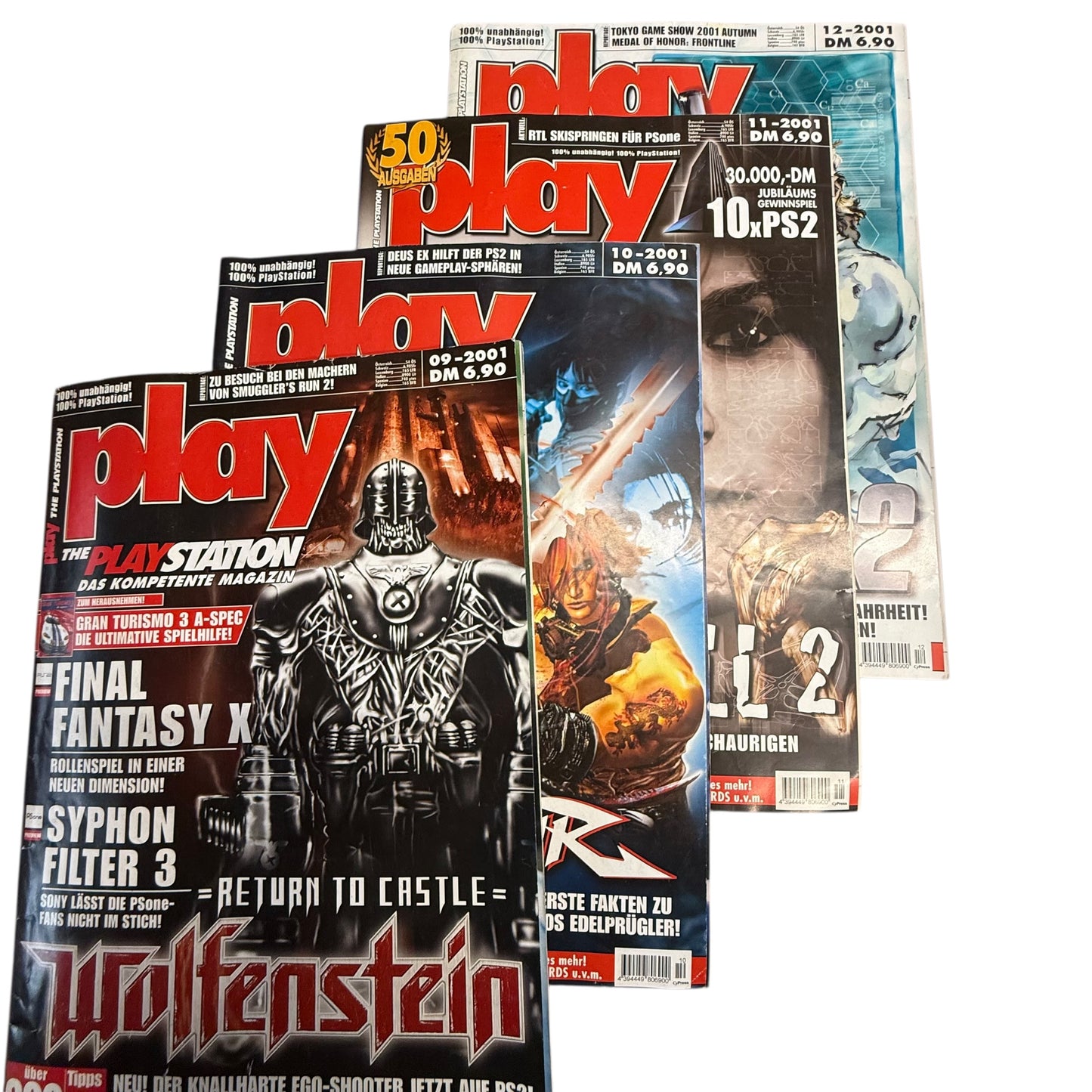 PLAY The Playstation Magazin 17 Stk. Hefte 2001 2003 2004